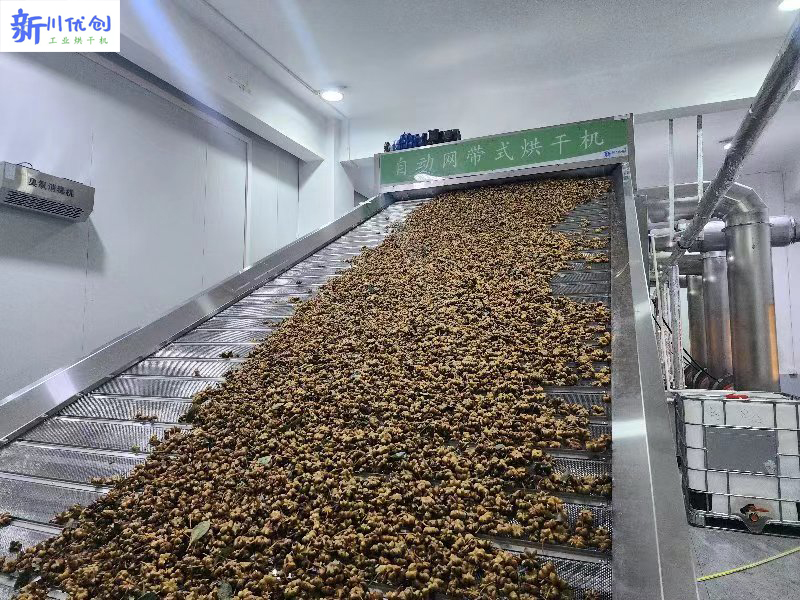 廣西客戶訂購一條八角烘干流水線